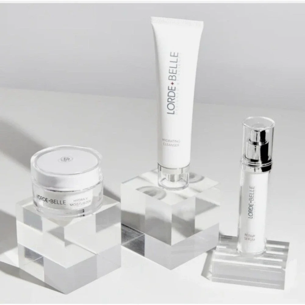 SKINCARE LORDE AND BELLE REGIMEN 3 Piece Set-Cleanser,‎ Moisturizer,Repair Serum